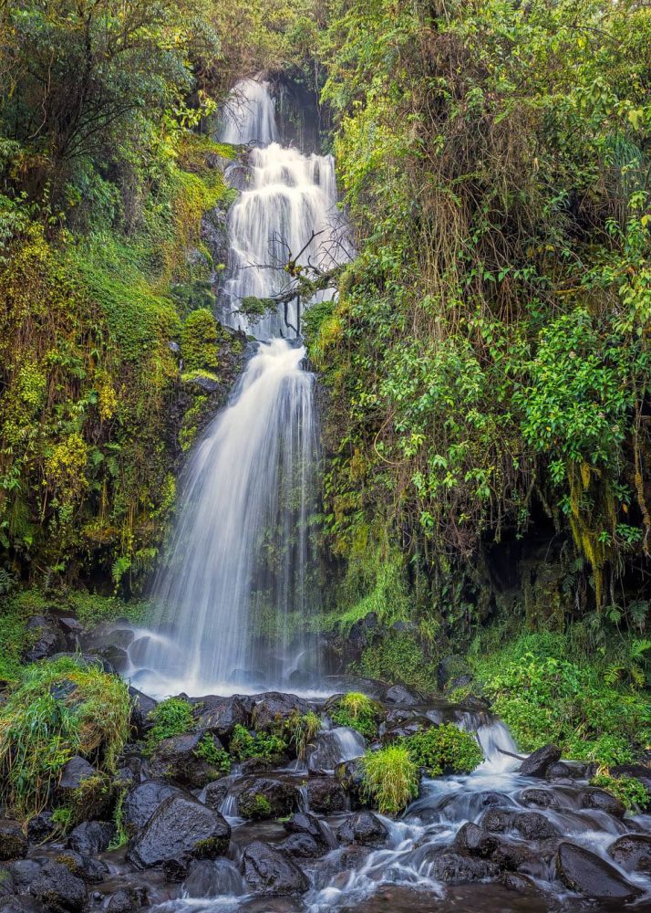 Photography of waterfall La Chorrera - Santa Rita ecological reserve